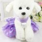 Flower Leaves Tutu Pet Dress XS-XL Puppy Dog Shiny Princess Wedding Costume Cat Pretty Fancy Clothes