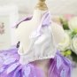 Flower Leaves Tutu Pet Dress XS-XL Puppy Dog Shiny Princess Wedding Costume Cat Pretty Fancy Clothes