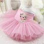 Disney Frozen Pet Tutu Dress XS-2XL Cartoon Princess Elsa Puppy Dog Cat Costume Apparel Clothes