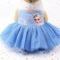 Disney Frozen Pet Tutu Dress XS-2XL Cartoon Princess Elsa Puppy Dog Cat Costume Apparel Clothes