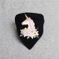 Adjustable Unicorn Graphic Print Pet Bandana Collar Puppy Dog Cat Scarf Neckerchief Accessories