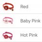 Bow Rhinestone Bell Adjustable Pet Collar Small Puppy Dog Kitten Cat Supplies Accessories Collars
