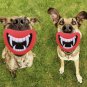 Vampire Teeth Squeaky Chew Toy Smile Funny Puppy Dog Vinyl Glue Squeaky Squeaker Toy