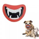 Vampire Teeth Squeaky Chew Toy Smile Funny Puppy Dog Vinyl Glue Squeaky Squeaker Toy