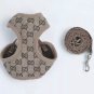 Gucci Pet Harness Leash Seat XS-XL Puppy Dog Kitten Cat Luxury Fashion Style Walk Outdoors Supplies