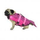 Pet Mermaid Life Jacket Vest XS-XL Water Safety Preserver Saver Swimming Float Puppy Dog Supplies