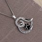 Always In My Heart Paw Print Pendant Necklace Pet Puppy Dog Cat Rhinestones Fashion Jewelry
