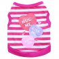 Hug Me Kiss Me Love Me XS-2XL Pet Tank Top Puppy Dog Shirt Cat Clothes Love Valentine's Day Apparel