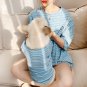Smiley Face Shirt Matching Pet People Tops Clothes S-4XL Puppy Dog Kitten Cat Striped Cool Clothing