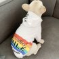 I Love Smile Rainbow Matching Hoodies Leisure Design Pet Parent Dog Family Clothes Sweatshirt