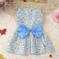Pet Princess Flower Bow Dress XS-XL Puppy Dog Cat Princess Costume Apparel Dressup Clothes