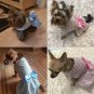 Pet Princess Flower Bow Dress XS-XL Puppy Dog Cat Princess Costume Apparel Dressup Clothes