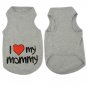 I Love My Mommy Daddy Top S-2XL Pet Puppy Dog Cat Lovable Tank Top Vest Pets Clothes