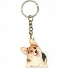 Acrylic Corgi Keychain Pendant Collectible Car Bag Keyring Funny Animal Pet Puppy Dog Accessory