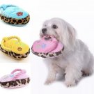 Slipper-shaped Plush Pet Toy Puppy Dog Slipper Sandal Shoe Interactive Play Chew Toys