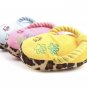 Slipper-shaped Plush Pet Toy Puppy Dog Slipper Sandal Shoe Interactive Play Chew Toys