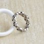 Paw Print Connected Heart Hollow Ring Pet Puppy Dog Cat Animal Love Rings Gift Accessory Jewelry