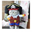 Pirates of the Caribbean Pet Costume S-L Puppy Dog Kitten Cat Halloween Party Funny Costume