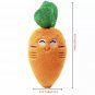 Carrot Squeaky Plush Pet Chew Toy Puppy Dog Kitty Cat Cute Play Toys Fetch Interactive Supplies