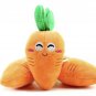 Carrot Squeaky Plush Pet Chew Toy Puppy Dog Kitty Cat Cute Play Toys Fetch Interactive Supplies
