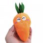 Carrot Squeaky Plush Pet Chew Toy Puppy Dog Kitty Cat Cute Play Toys Fetch Interactive Supplies