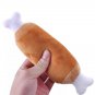 Chicken Bone Plush Squeaky Pet Toy Puppy Dog Interactive Squeaker Sound Play Chew Toys