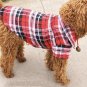 Plaid Turn Down Collar Shirt XS-L Short Sleeve Button Closure Lattice Dog Cat Apparel Pet Clothes
