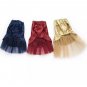 Rhinestone Gems Pet Tutu Dress XS-L Princess Lace Skirt Puppy Dog Cat Costume Apparel Clothes