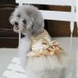 Rhinestone Gems Pet Tutu Dress XS-L Princess Lace Skirt Puppy Dog Cat Costume Apparel Clothes