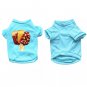 Desserts Printed Pet T-Shirt XS-XXL Puppy Dog Kitten Cat Candy Icecream Spring Summer Pets Clothes