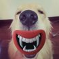 Vampire Teeth Squeaky Chew Toy Smile Funny Puppy Dog Vinyl Glue Squeaky Squeaker Toy