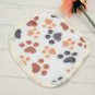 Small Soft Warm Pet Paw Print Blanket Hamster Puppy Blanket Comfortable Puppy Dog Cat Pet Mat