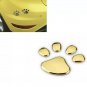 3D Dog Paws Car Stickers Pair Pawprint Waterproof Sunproof Body Individuation Pet Puppy Footprint