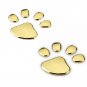 3D Dog Paws Car Stickers Pair Pawprint Waterproof Sunproof Body Individuation Pet Puppy Footprint