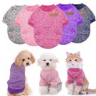 Classic Pet Pullover Sweatshirt XS-2XL Puppy Dog Winter Jacket Clothes Cat Knitted Coat Apparel