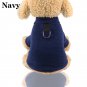 Warm D Ring Pet Sweater XS-2XL Puppy Dog Cat Vest Top Autumn Winter Clothes