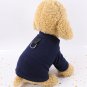 Warm D Ring Pet Sweater XS-2XL Puppy Dog Cat Vest Top Autumn Winter Clothes