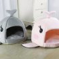 Whale Mouth Pet Bed House S-L Puppy Dog Kitten Cat Sleep Kennel Cushion Warm Soft Cute Pad Supplies