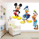 Mickey Mouse and Donald and Goofy Room Decor -  Wall Decal Removable Sticker