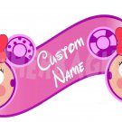 Qudooles Banner Clubhouse Room Decor -  Wall Decal Removable Sticker CUSTOM NAME