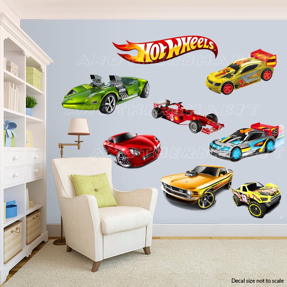 Hot Wheels Wall Decal (Inspired)