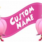 Princess Peach Banner Wall Decal (Inspired)