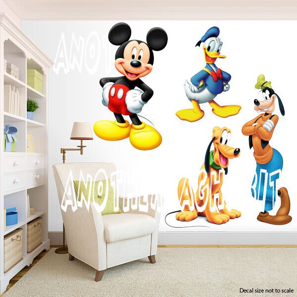 Mickey Friends Wall Decal (Inspired)