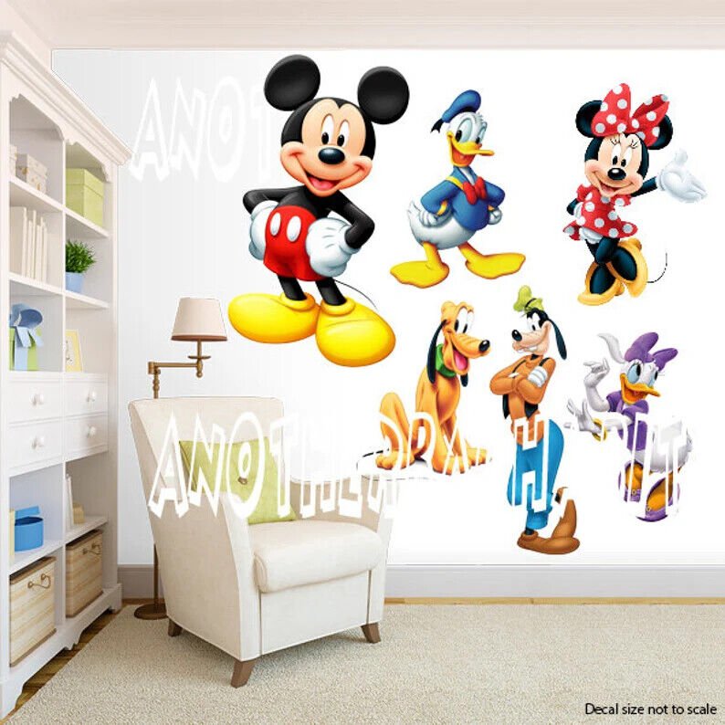 Mickey Clubhouse Friends Wall Decal (Inspired)