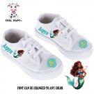 The Little Mermaid (Inspired) Toddler Canvas Shoes Sneakers - CUSTOM/Personalized