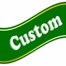Super Mario Bros Luigi Room Decor -  Wall Decal Removable Sticker CUSTOM NAME