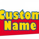 Jessie Toy Story Banner Wall Decal (Inspired)