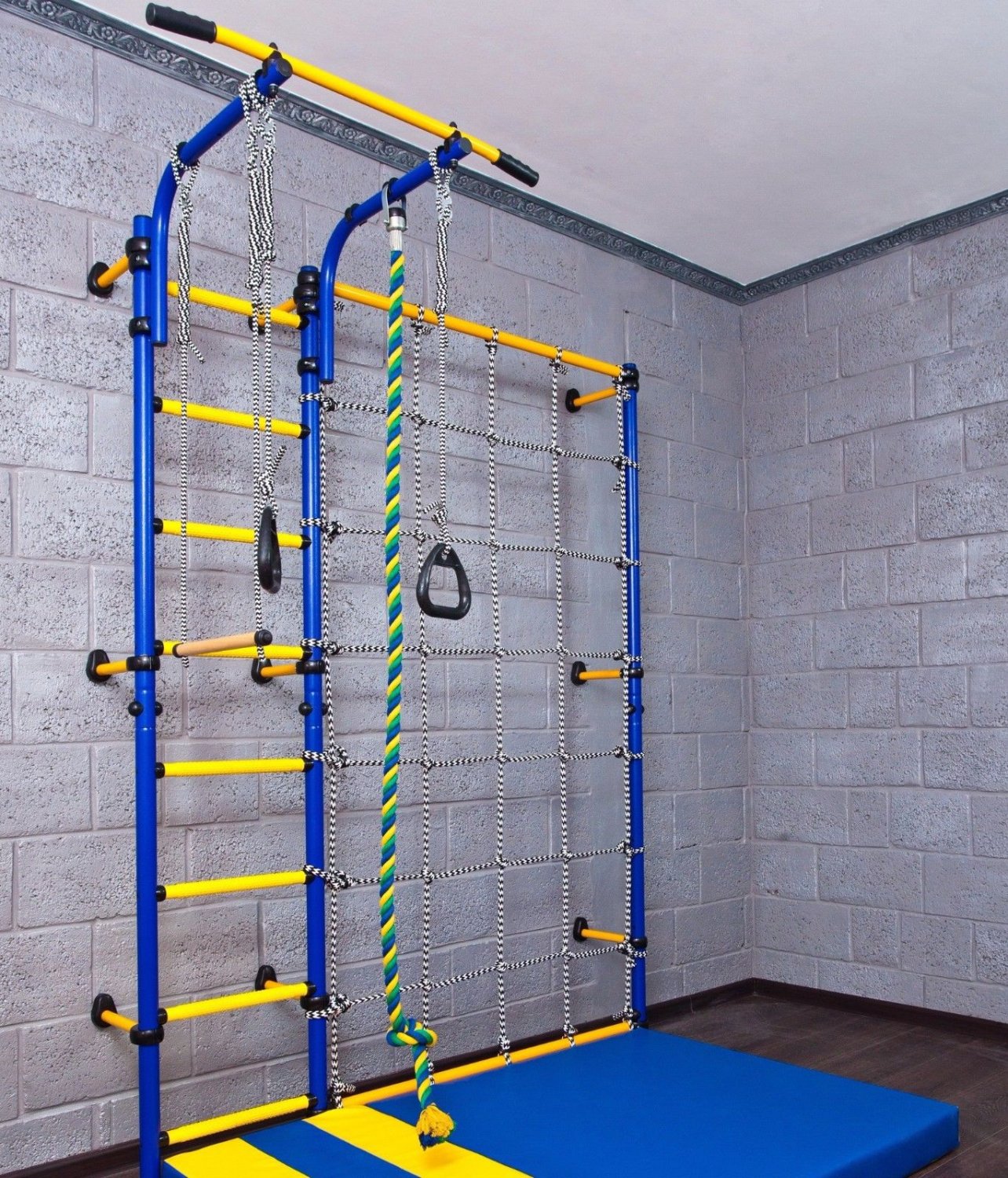 Home Gym Swedish Wall Playground Set for Kids Room - Comet NEXT3 (S3)