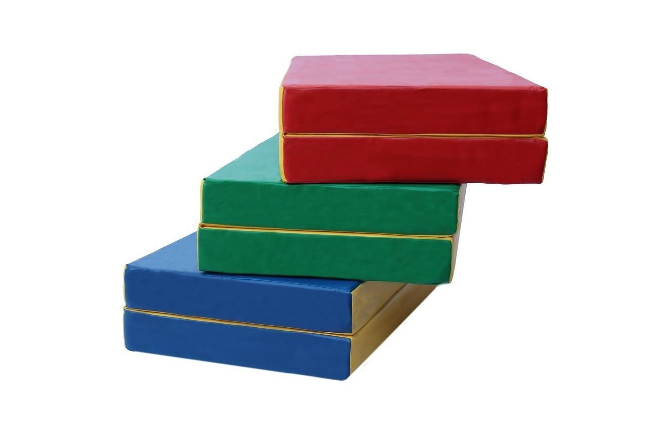 Crash gymnastic mat folding 40''x40''x4'' (100x100x10cm)