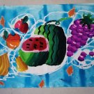Gouache Fruits drawing by hands
